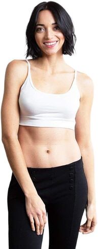 HALFTEE Spaghetti Strap Cami Layering Tee | Demi Cami Crop Tops for Women & Teens | XS-3X in Saudi Arabia