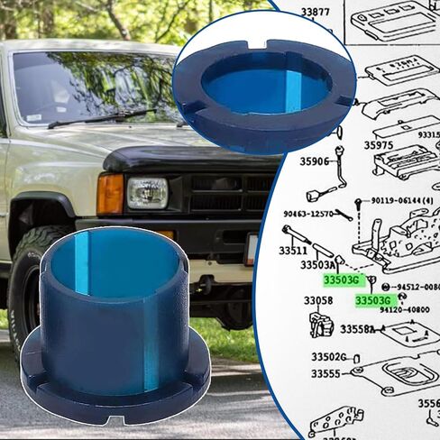 4 قطعة 133884 90385-11003 جلبة ربط التحول ، جلبة ذراع إصلاح ناقل الحركة الأوتوماتيكي مناسبة لتويوتا سوبرا 4 عداء كامري تاكوما in Kuwait