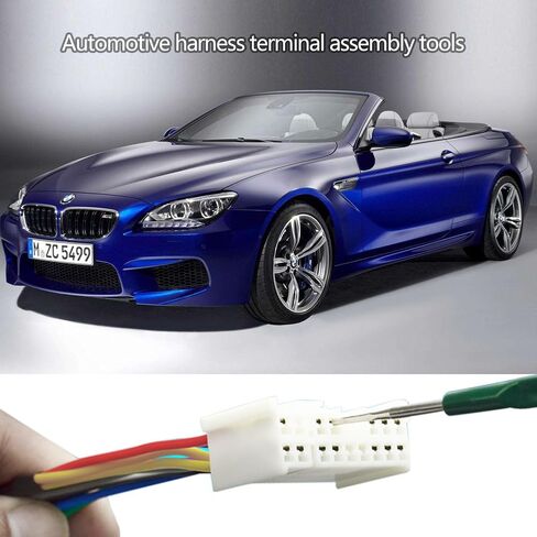 Keenso 5pcs Wiring Dismount Wire Removal Tool Kit, DIY Alloy Automotive Wiring Harness Terminal Socket Plug Pin Removal Dismount Tool in Saudi Arabia
