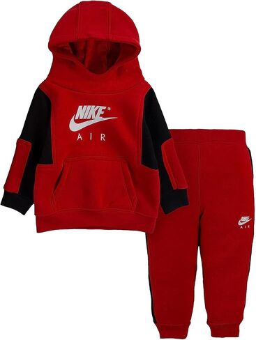 Nike Boy's Air Pullover Pants Set (Little Kids) University Red 6 Little Kid in Saudi Arabia