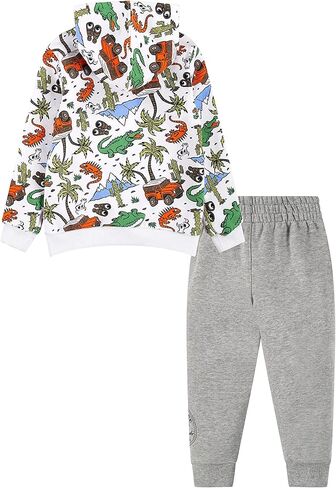 Converse Baby Boy's Desert Explorer Fleece Pullover Set (Toddler) Dark Grey Heather 2 Toddler in Saudi Arabia