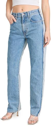 Women's Re-Work London Panelled Reverse Jeans in Kuwait
