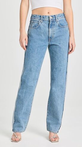 Women's Re-Work London Panelled Reverse Jeans in Kuwait
