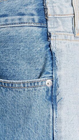 Women's Re-Work London Panelled Reverse Jeans in Kuwait