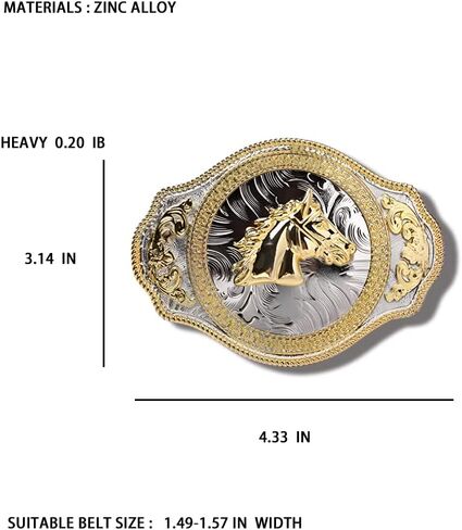 Western Belt Buckle,Eagle Vintage Style Alloy Belt Buckle,Handmade brass belt buckle,Suitable for male female (7#) … in Saudi Arabia