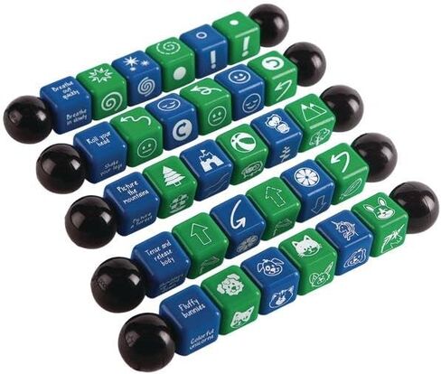 Really Good Stuff Calming & Fidget Twists Set of 5- Sensory Fidget Toys for Stress Relief, Self-Regulation, and Relaxation, Sensory Products for Kids in Saudi Arabia