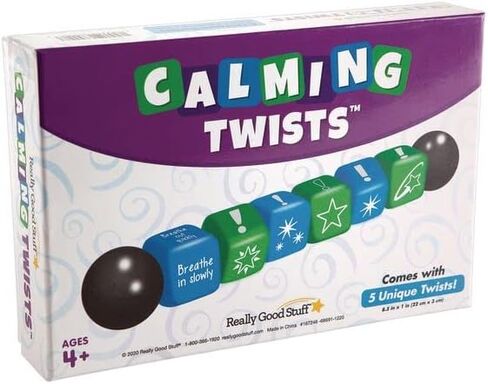 Really Good Stuff Calming & Fidget Twists Set of 5- Sensory Fidget Toys for Stress Relief, Self-Regulation, and Relaxation, Sensory Products for Kids in Saudi Arabia