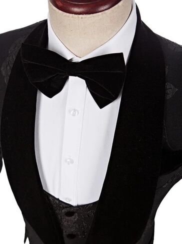 Velvet Bow Ties for Men,Oversize Pre-tied Bow Tie,Tuxedo Bow Ties, Adjustable Butterfly Big Bowties,Wedding bow tie in Saudi Arabia
