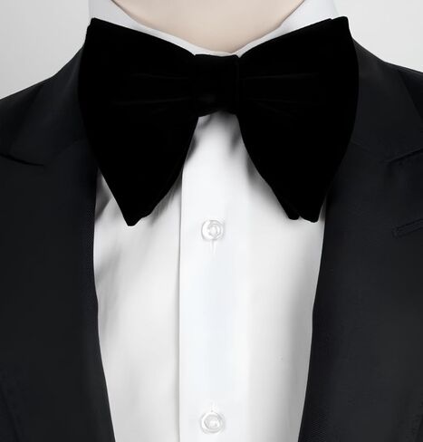 Velvet Bow Ties for Men,Oversize Pre-tied Bow Tie,Tuxedo Bow Ties, Adjustable Butterfly Big Bowties,Wedding bow tie in Saudi Arabia