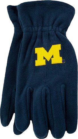 Michigan Wolverines Blue Fleece Gloves in Saudi Arabia