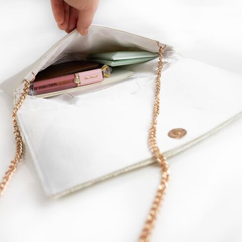 Clutch Purse for Wedding Day Beaded Clutch Purse Bachelorette Party Bridal Shower,Engagement Gifts & Bride To Be in Saudi Arabia