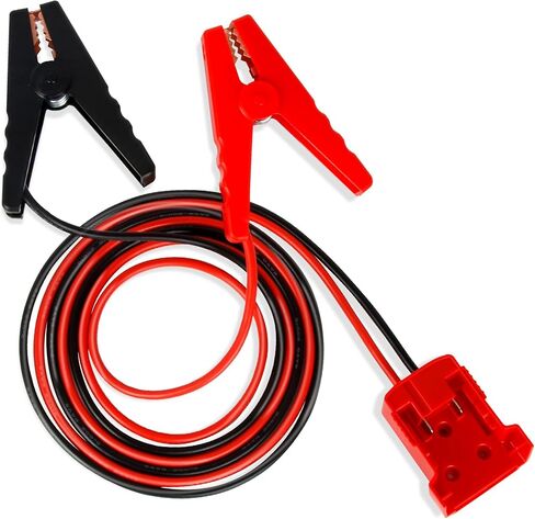 كابلات Jumper Starter للسيارة، مع محول بطارية سيارة مقاس 8 بطول 6.5 قدم مناسب لبطارية Milwaukee M18 18V، مناسب للشاحنات الخفيفة للسيارات متوسطة الحجم in Kuwait