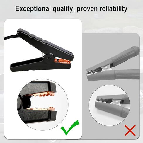 كابلات Jumper Starter للسيارة، مع محول بطارية سيارة مقاس 8 بطول 6.5 قدم مناسب لبطارية Milwaukee M18 18V، مناسب للشاحنات الخفيفة للسيارات متوسطة الحجم in Kuwait