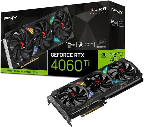 PNY GeForce RTX™ 4060 Ti 16GB Verto Overclocked Dual Fan Graphics Card DLSS 3 in Saudi Arabia
