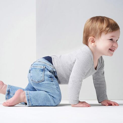 Gerber Baby Toddler Rib Waist Stretch Denim Skinny Jeans in Saudi Arabia