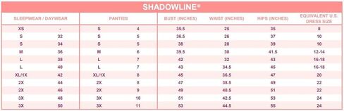 قميص نوم نسائي من Shadowline بتصميم عتيق من الدانتيل in Kuwait