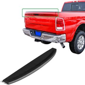 Rear Tailgate Molding Cap Spoiler Replacement Compatible with Dodge RAM 1500 2009-2017, 2500 3500 2010-2017 Tail Gate Protector CH1909100 55372052AH 55372052AF 55372052AG