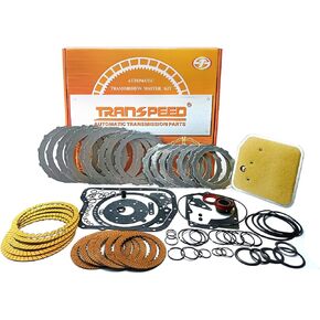 A518 A618 47RE 46RE Automatic Transmission Rebuild Kit, Master Rebuild Kit With Oil Filter Clutch Steel Plates Compatible with Dodge Chrysler 1990-UP