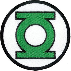 Ata-Boy DC Comics Green Lantern Logo Patch, Iron On Patches - Gifts & Merchandise