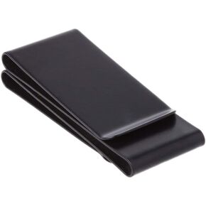 Stainless Steel Slim Double-Sided Money Clip Purse Wallet Credit Card ID Holder Black