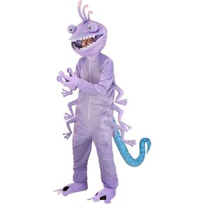 Disney and Pixar Monsters Inc Randall Boggs Costume | Adult Chameleon Monster Villain Halloween Jumpsuit