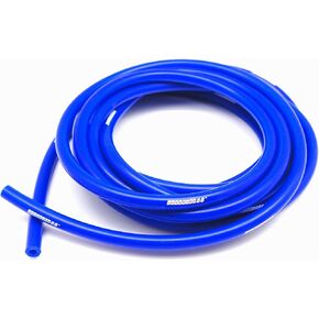 Autobahn88 High Performance Silicone Vacuum Hose, ID=0.24" (6mm), OD=0.47" (12mm), 10 Feet (3 Meter), Blue