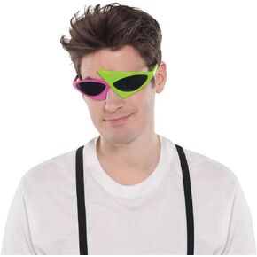 Amscan Unique Asymmetric Glasses - Eye-Catching Design - Perfect for Fashion Enthusiasts & Trendsetters