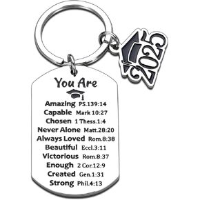 Class of 2025 Senior 2025 Gifts, Christian Graduation Gifts for Her Him, 5th 8th Grade Graduation Gifts for Daughter Son, Nursing High School College PHD Masters Degree Graduation Gifts for Women Men
