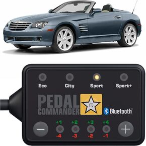 PEDAL COMMANDER for Chrysler Crossfire 2004-2008 Throttle Response Controller Fits: Coupe, Roadster, Base, Limited, SRT-6, SE, 3.2L, Chrysler Crossfire Accessories