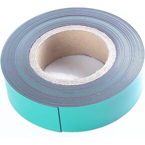 Magnetic Tape Roll Color Magnet Strips - Dry Erase Whiteboard Graphic Art Tape/ 40mmx33ft Grid Marking Line Shelf Label Tape(Yellow)