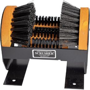 Shoe/Boot Brush & Scrubber - The Deluxe Scrusher Boot & Shoe Cleaner, Weather Resistant Boot Scrubber