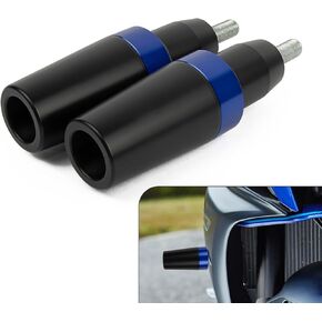 PSLER Motorcycle Frame Sliders - Engine Guard Bodywork Fairing Falling Protection for YZF R7 2021 2022 2023 2024(Blue)