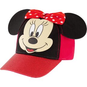 Disney Baseball Cap, Minnie Mouse Ears Adjustable Toddler Or Girl Hats for Kids