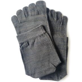 Organic Cotton Toe Socks for Men Split Athletic Bunion Spacer Foot Alignment Individual Separator Socks