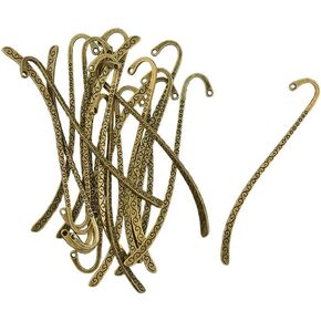 60pcs Retro Metal Bookmark Beading Vintage Bookmark Student Gifts