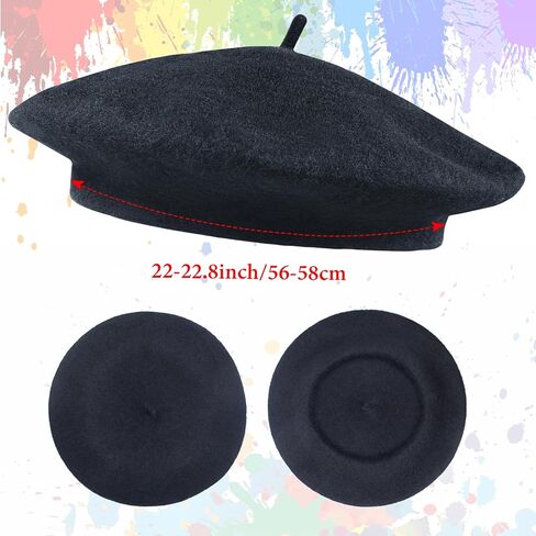 Kyson Artist Costume for Adult 8 Pcs Painter Halloween Dress Up with Beret Apron Palette Paint Brushes Earrings Bandana Beard in Saudi Arabia