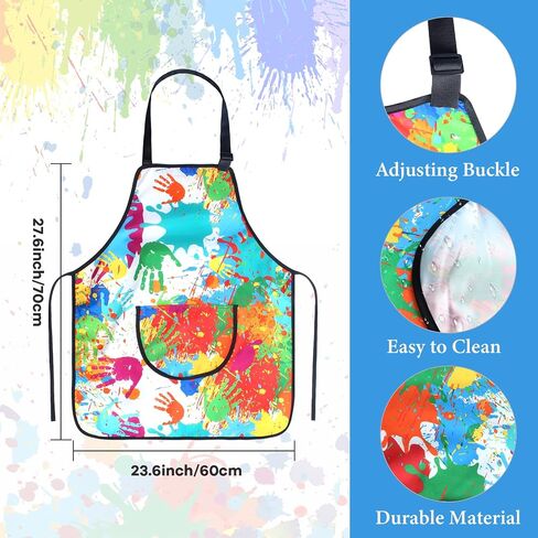 Kyson Artist Costume for Adult 8 Pcs Painter Halloween Dress Up with Beret Apron Palette Paint Brushes Earrings Bandana Beard in Saudi Arabia