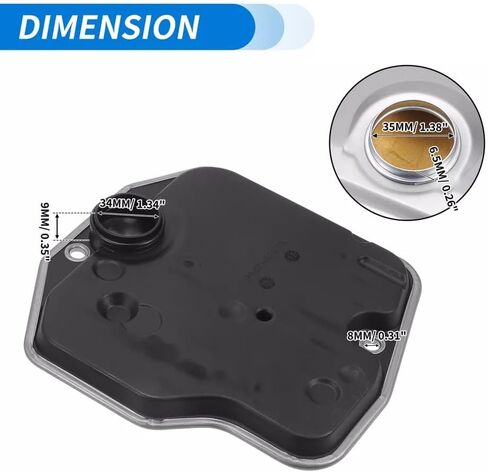 U140E Trans Transmission Oil Filter kit Fits for CAMRY CELICA ES300 HIGHLANDER MATRIX RAV4 RX300 SOLARA TC XB Replaces# 35330-06010 in Kuwait