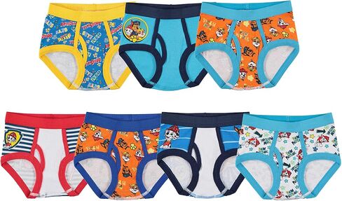 Paw Patrol Boys' 100% Combed Cotton Underwear Multipacks with Chase, Skye, Rubble & More in Sizes 18m, 2/3t, 4t, 4, 6, 8 in Saudi Arabia