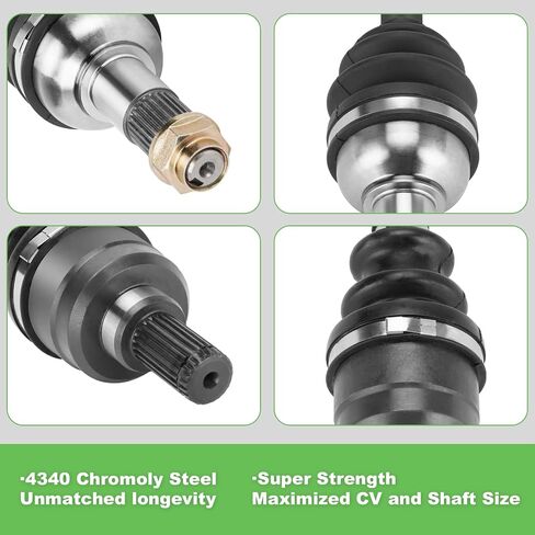 Rear Left Right CV Axle Drive Shaft & Wheel Bearing Set for Yamaha Grizzly 500/700 YFM700 YFM550 Kodiak 450 2018-2021 ATV Axle Replacement for 28P-2530V-00-00 in Saudi Arabia