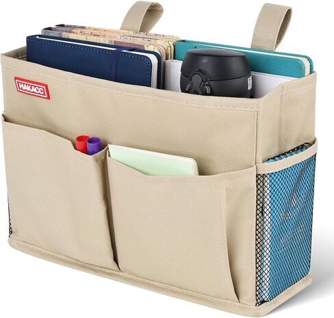 HAKACC Bedside Hanging Organizer, Storage Bag Pocket Hanging Bed Organizers for Bunk and Hospital Beds College Dorm Rooms Baby Bed Rails 5 Pockets in Saudi Arabia