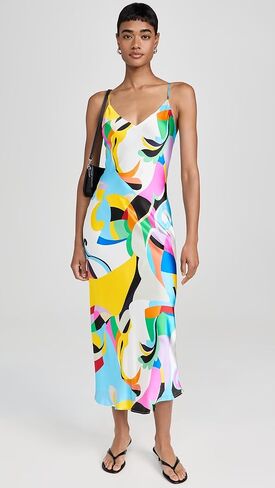 فستان سيريدي متوسط ​​الطول للسيدات من L'AGENCE in Kuwait