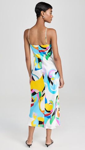 فستان سيريدي متوسط ​​الطول للسيدات من L'AGENCE in Kuwait