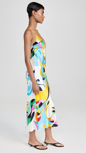 فستان سيريدي متوسط ​​الطول للسيدات من L'AGENCE in Kuwait