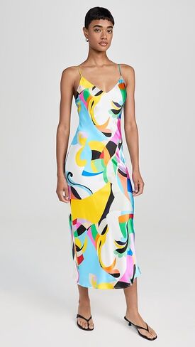 فستان سيريدي متوسط ​​الطول للسيدات من L'AGENCE in Kuwait