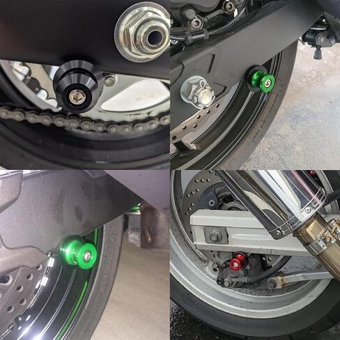 Motorcycle Swingarm Spools Slider 6MM 8MM Swing Arm Stand Screw for Y-amaha YZF R1 R3 R6 R7 R25 Kawasaki Ninja 400 650 ZX-6R ZX-10R Suzuki GSXR 600 750 (Blue) in Kuwait