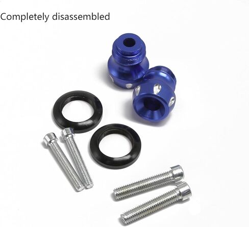 Motorcycle Swingarm Spools Slider 6MM 8MM Swing Arm Stand Screw for Y-amaha YZF R1 R3 R6 R7 R25 Kawasaki Ninja 400 650 ZX-6R ZX-10R Suzuki GSXR 600 750 (Blue) in Kuwait