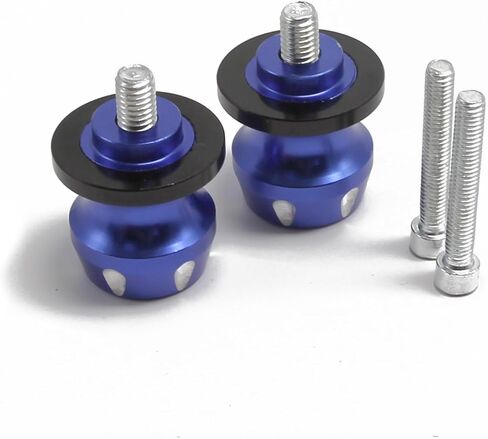 Motorcycle Swingarm Spools Slider 6MM 8MM Swing Arm Stand Screw for Y-amaha YZF R1 R3 R6 R7 R25 Kawasaki Ninja 400 650 ZX-6R ZX-10R Suzuki GSXR 600 750 (Blue) in Kuwait