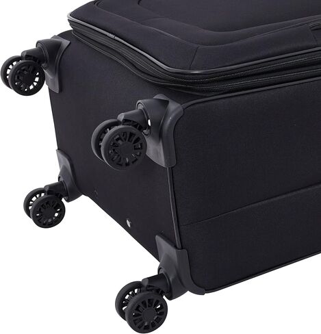 مجموعة حقائب السفر والسفر من ترافيلرز كلوب سولانا، باللون الأسود، مكونة من 4 قطع in Kuwait