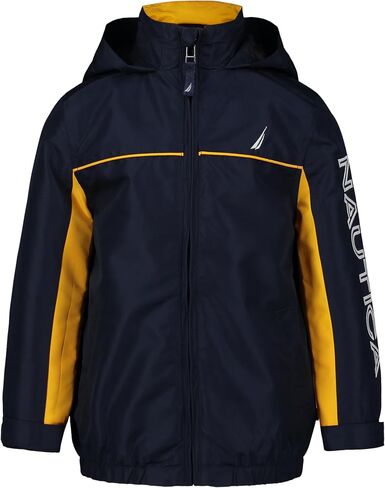 Nautica Boys' Light Weight Anchor Jacket with Stowable Hood in Saudi Arabia